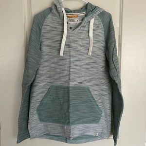 Lightweight teal hoodie